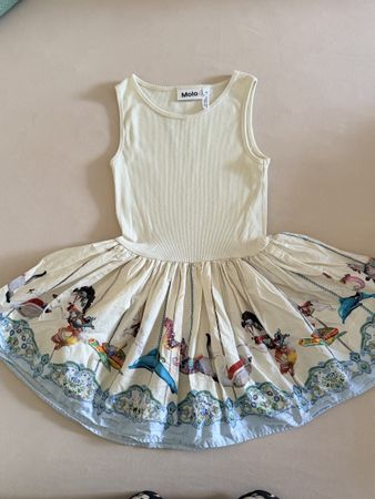 Molo Kleid Grösse 98 Karussell Print leichter Zustand