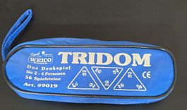TRIDOM Denkspiel 56 Spielsteine mit Tasche guter Zustand