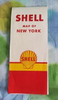 Alte SHELL MAP OF NEW YORK 60er Jahre