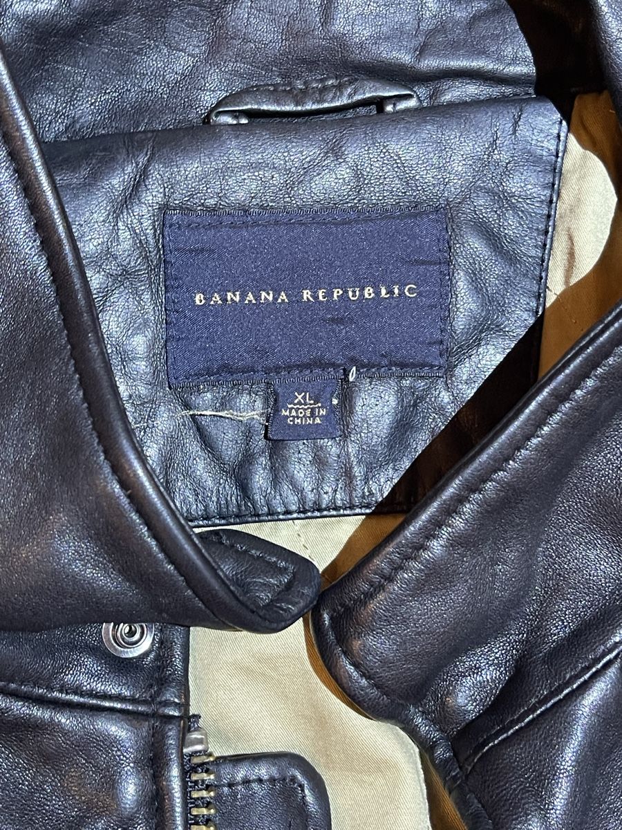 Banana Republic Giacche: Banana Republic classic leather jacket – Usato da Castagnola venduto da Car2X2N 4