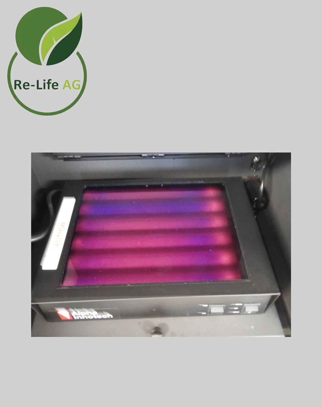 Alle Maschinen: Alpha Innotech AlphaImager UV/VIS Gel Imaging System – Gebraucht aus Reinach BL von Re-LifeAG_Labor 6