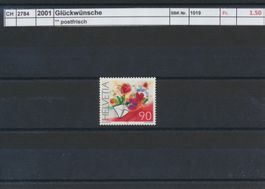 2001 "Glückwünsche", ** postfrisch