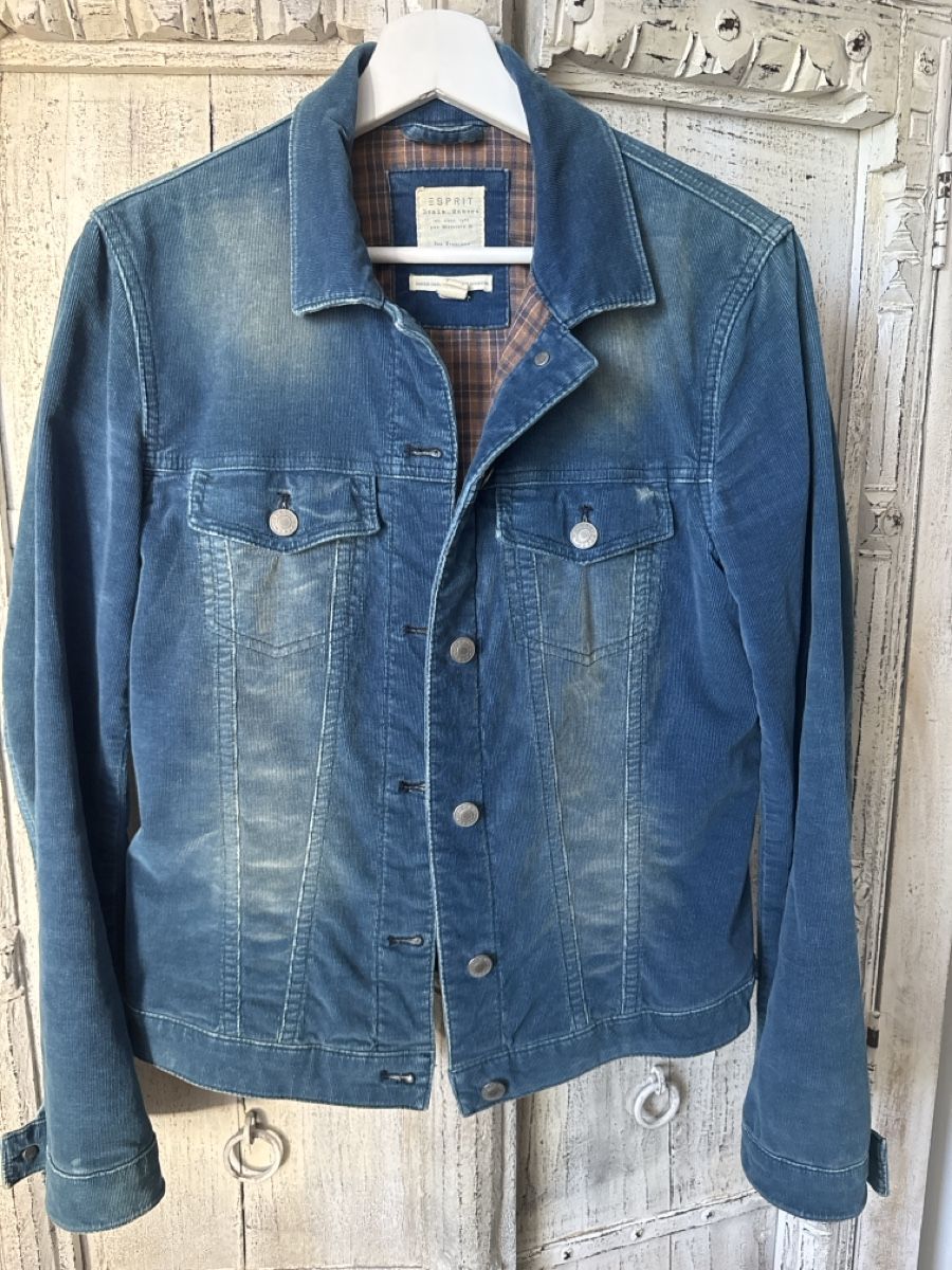 Esprit Giacche: Esprit Jeans-Jacke blau Cord Grösse M – Usato da Buchs ZH venduto da Speedy01037
