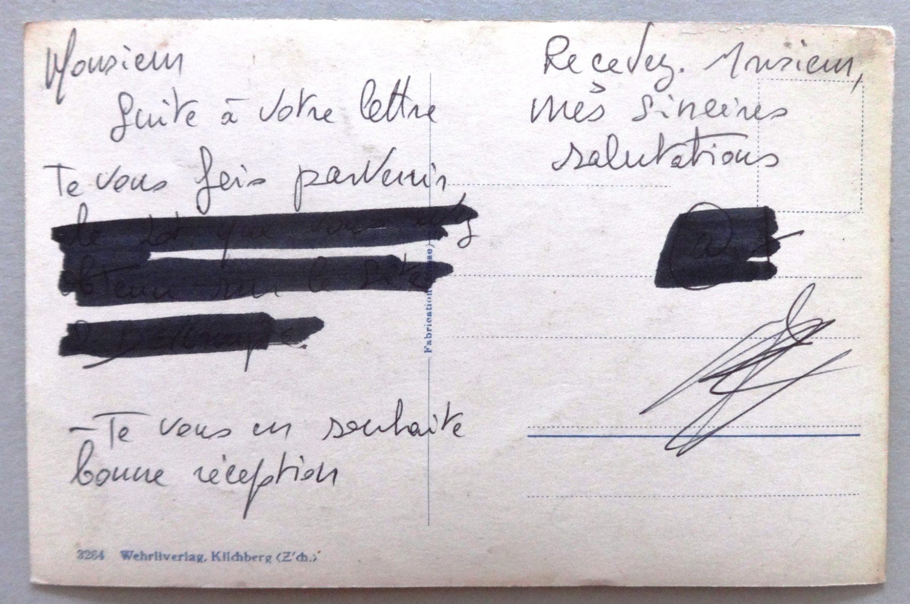 Cartoline postali: Aareschlucht – Difettoso da Fétigny venduto da Billy2miny 1