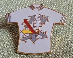 A463B PTT Die Post Logo T-Shirt Goldrand
