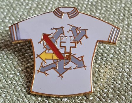 A463B PTT Die Post Logo T-Shirt Goldrand