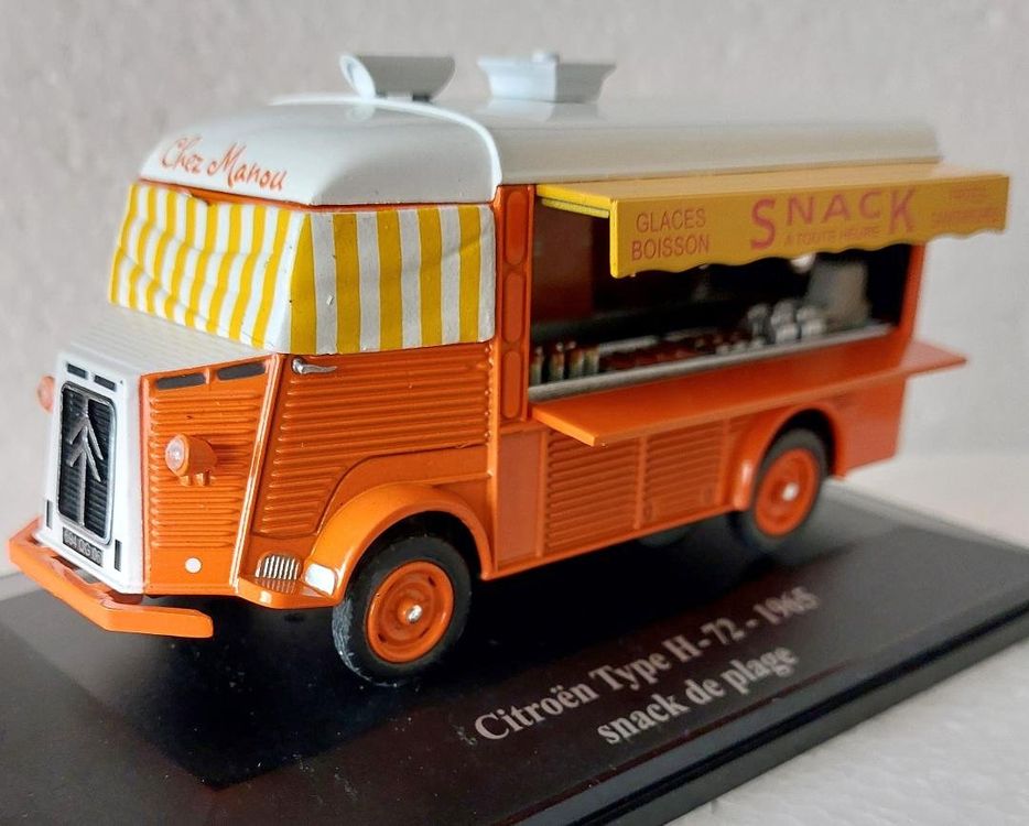 Modèle Réduit Citroën Type H Snack De Plage 1965 - échelle 1/43, Marque Eligor, Occasion