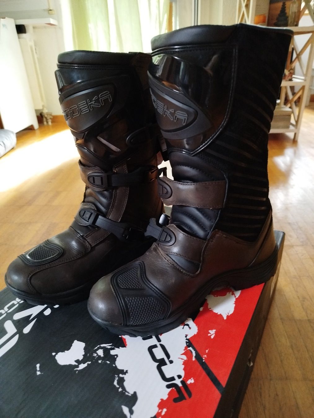 Herrenschuhe: Adventure Motorradstiefel Modeka Ikarus – Gebraucht aus Wittenbach von marcobasso