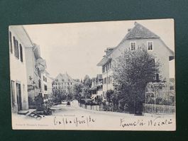 Alte PK / Lenzburg AG - Aavorstadt Gelaufen 1905
