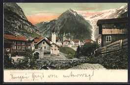 Goeschenen /Gotthardbahn, Ortspartie mit