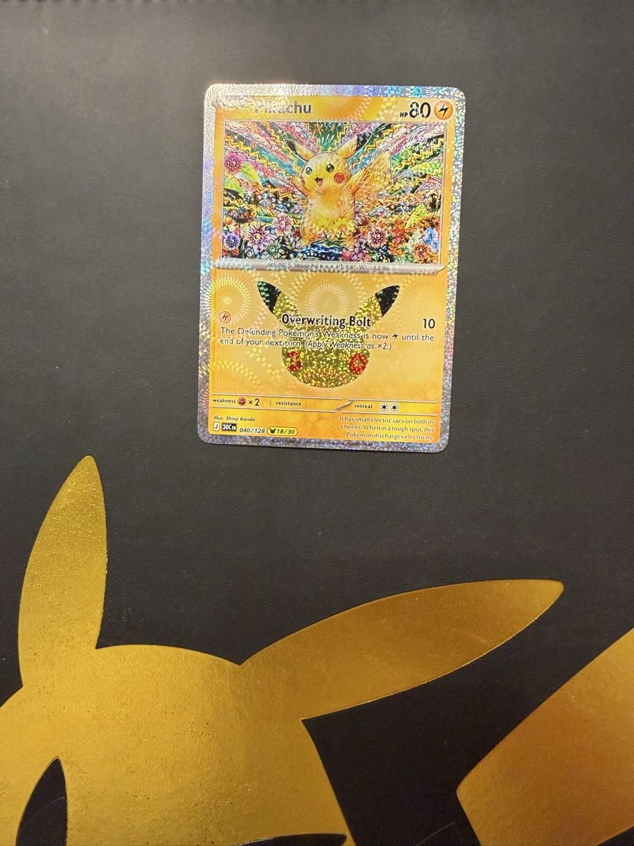 Pokémon Carte collezionabili: Pikachu 040 30th Anniversary / NM – Nuovo (secondo la descrizione) da Winkel venduto da DarioC95 2