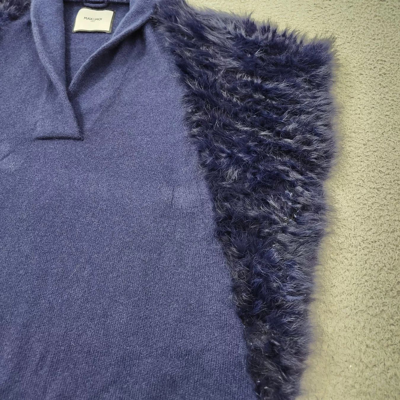Max & Moi Maglioni & Felpe: MAX&MOI Pullover Cape Kaschmir Pelz – Usato da Obergösgen venduto da crystalfox 5