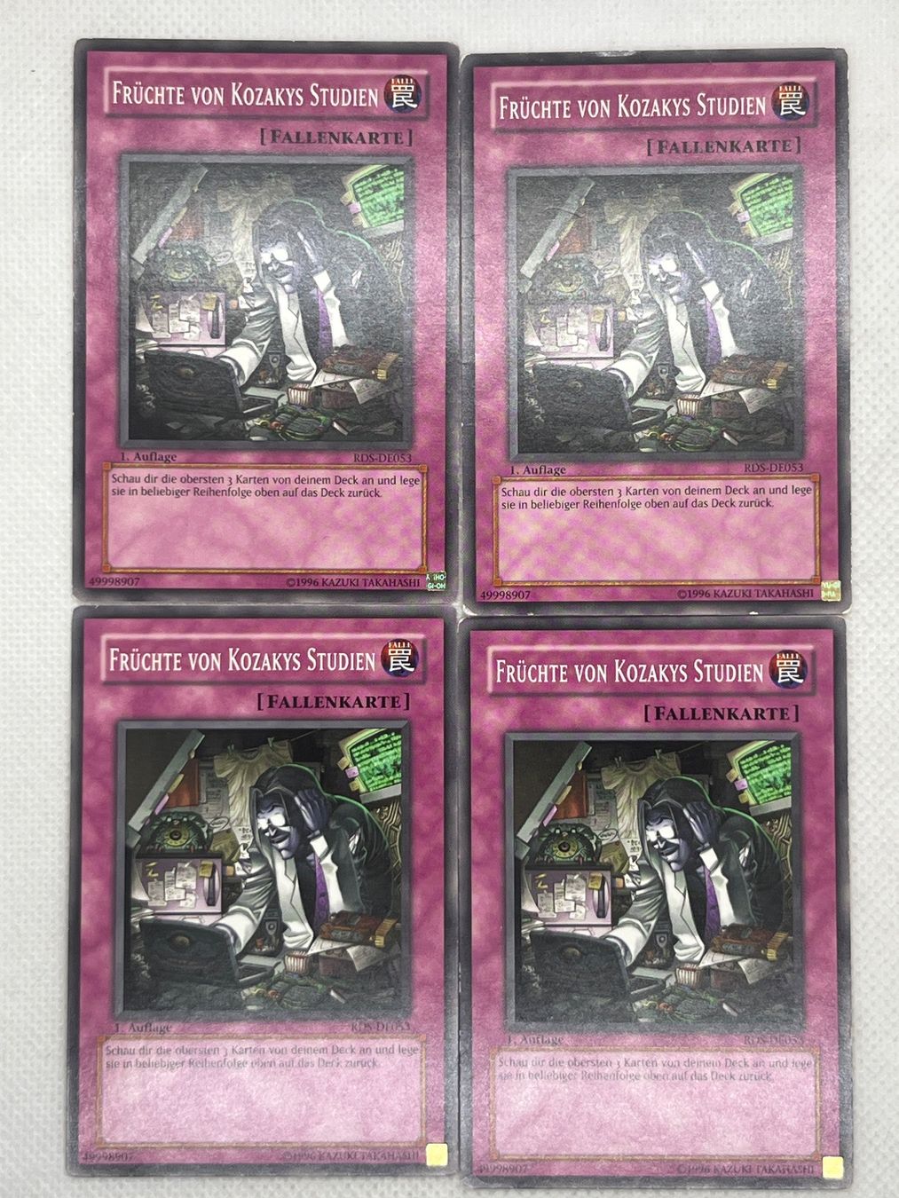 Yugioh Carte collezionabili: 4x Früchte von Kozakys Studien – Usato da Hinterkappelen venduto da Kim1992
