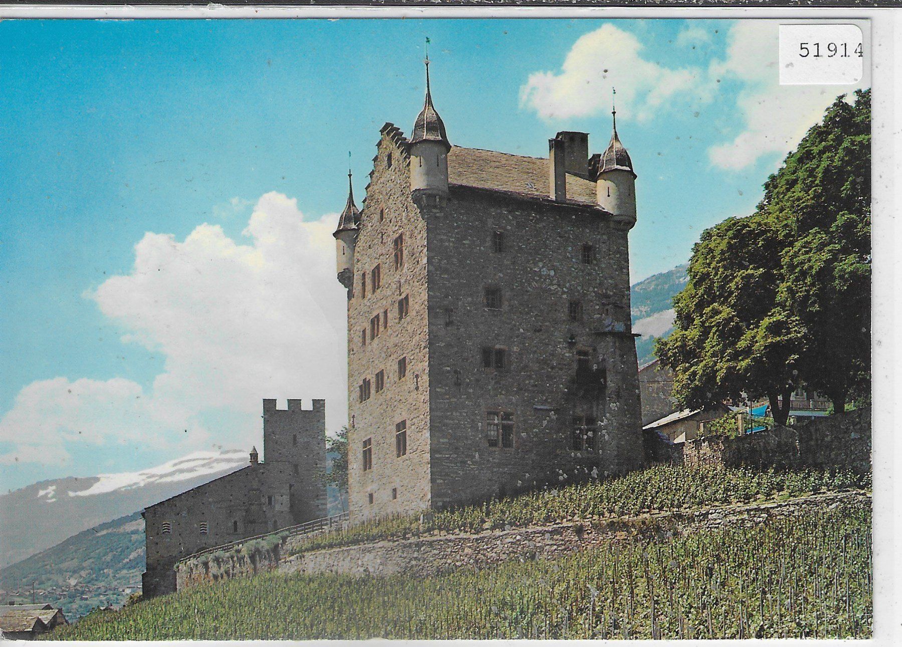 Cartoline postali: Rathaus Leuk VS – Usato da Ettingen venduto da Kartenplanet