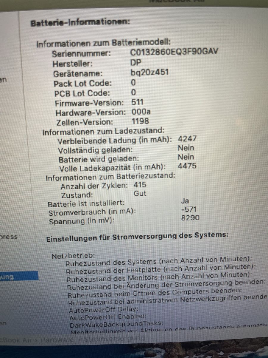 Apple Notebooks: MacBook Air A1465 – Gebraucht aus Wädenswil von dai_2bcv 7