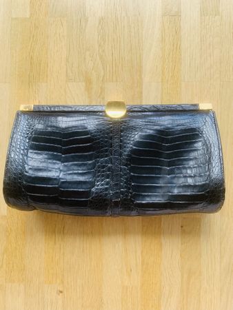 Elegante schwarze Clutch Vintage