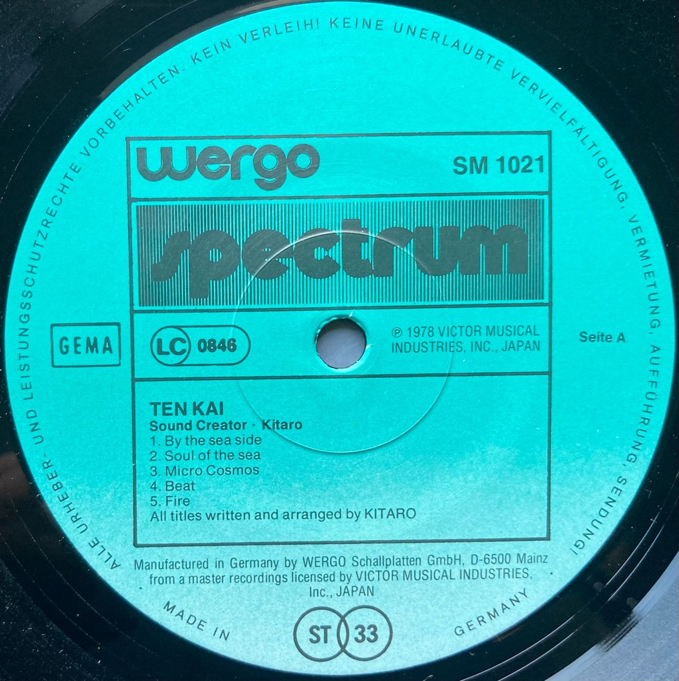 Dischi in vinile: KITARO - TEN KAI – Usato da Poliez-Pittet venduto da Newtown-Records 2