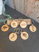 Personalisierte Schlüsselanhänger Holz, jeder ein Unikat