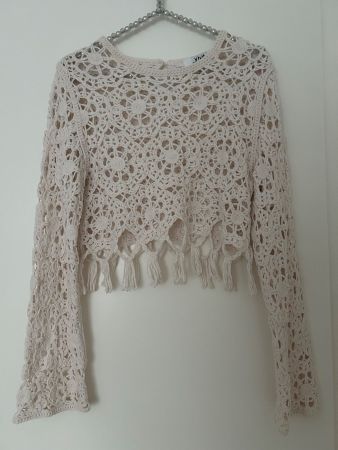 Damen Oberteil Viva Couture Gr.38, wollweiss