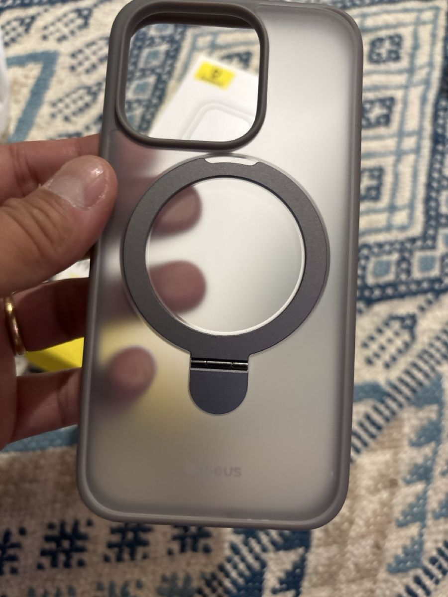 Baseus Cover & Protezioni schermo: Coque pour iPhone 15 Pro Baseus Gris NEUF – Nuovo (secondo la descrizione) da GENÈVE venduto da Gaasss 1