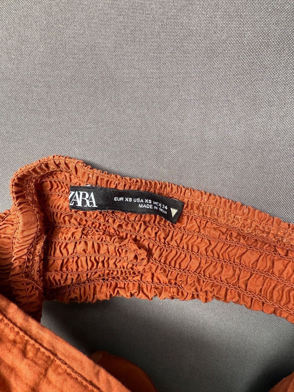 Zara Top: Zara Top, Orange, XS, mit Perlen – Usato da Riehen venduto da edu_92w7 2