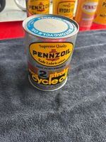 PENNZOIL 2 Stroke Motorcycle Oil Dose 1 Quart voll / NOS
