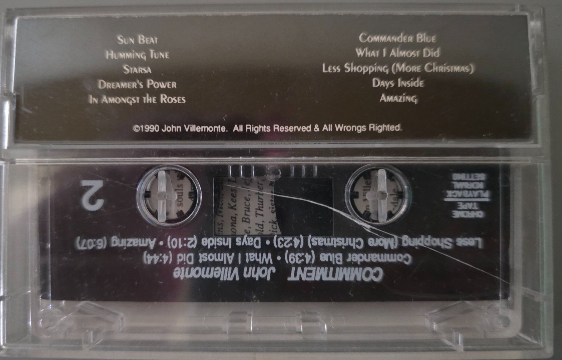 Musicassette: John Villemonte MC – Commitment – Usato da Root venduto da atelier22 1