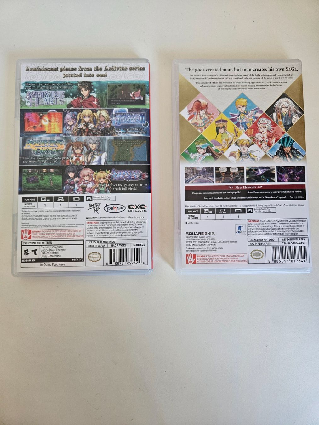 Giochi: Switch Game Bundle (NSW) - Asdivine Collection, Romancing Sa – Nuovo (secondo la descrizione) da Schaffhausen venduto da sabrina915 1