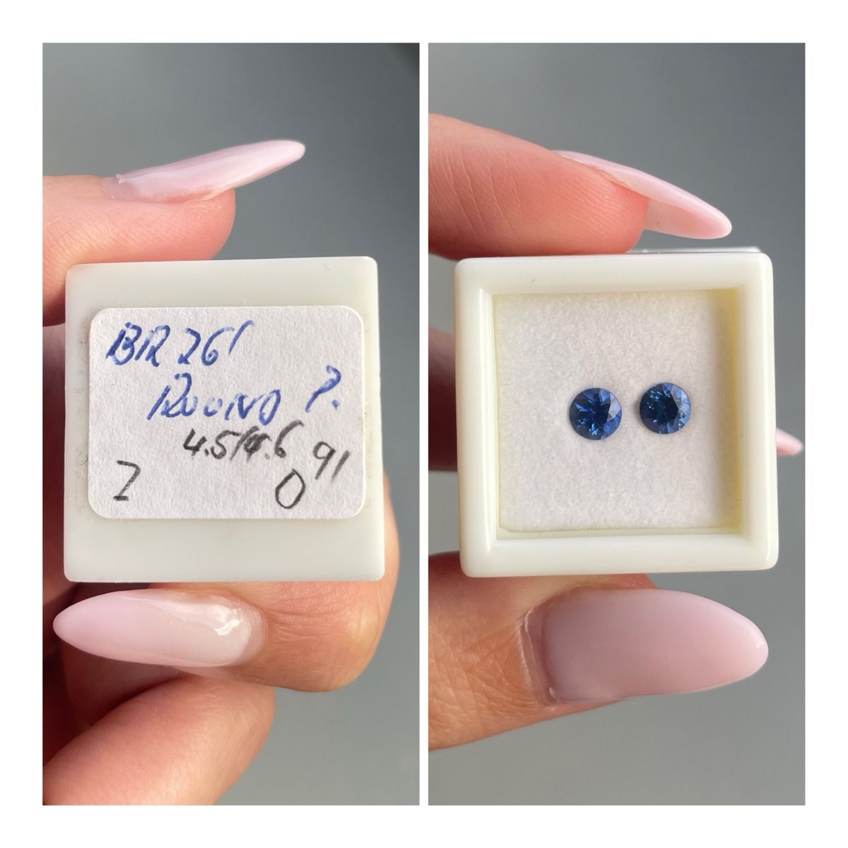 Pietre preziose: 2 Blue Sapphires 0.91ct Gemstones – Nuovo (secondo la descrizione) da Bazenheid venduto da hat_96