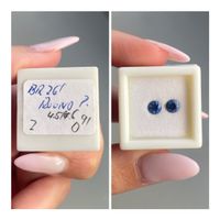 2 Blue Sapphires 0.91ct Gemstones