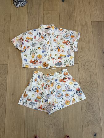Zara Sommer Set, Grösse M, neuwertig, Shorts und Hemd!