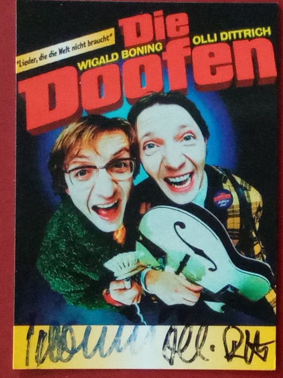 Die Doofen Wigald Boning Olli Dittrich Autogramme Foto 10x15 (Gebraucht ...