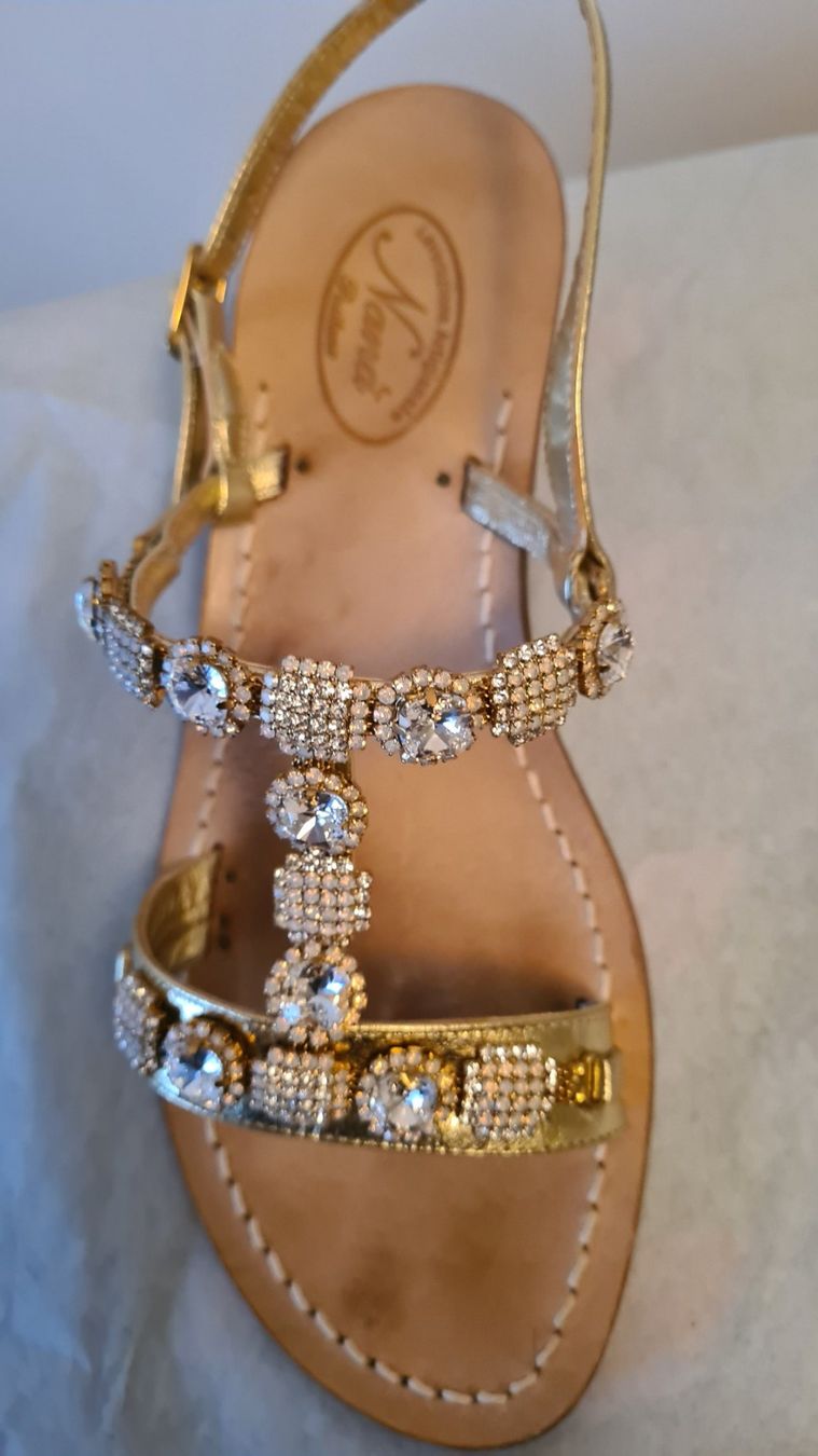 Scarpe da donna: SANDALI Positano Handarbeit  original – Usato da Minusio venduto da Ninfa54 1