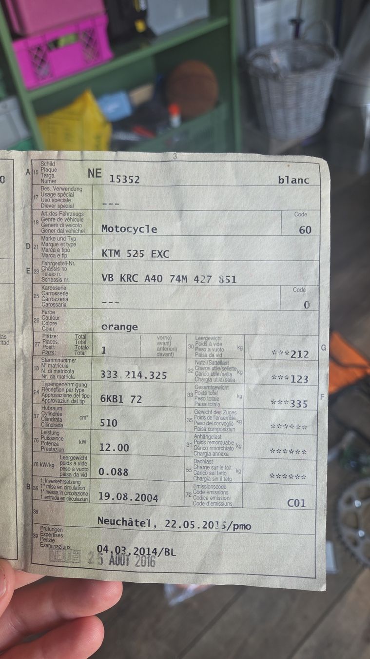 KTM Enduro: KTM 525 EXC 2004  – Gebraucht aus La Chaux-de-Fonds von miami-vice1985 5