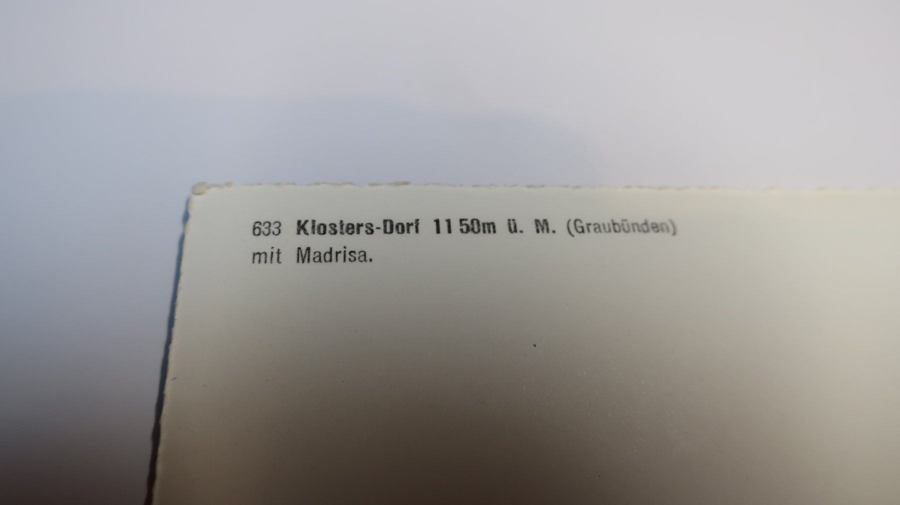 Ansichtskarten: Klosters Dorf Mit Madrisa – Gebraucht aus Cormoret von Pascalll2001 4