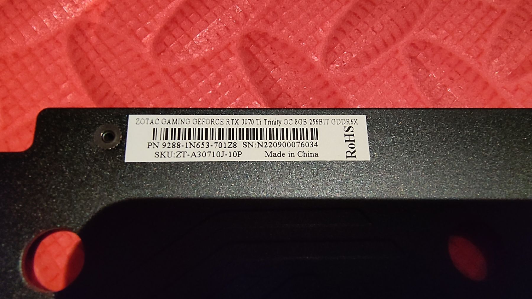 Zotac Schede grafiche: ZOTAC GeForce RTX 3070 Ti mit einem Wasserblock - Power – Usato da Hochfelden venduto da Fusion_Print 4