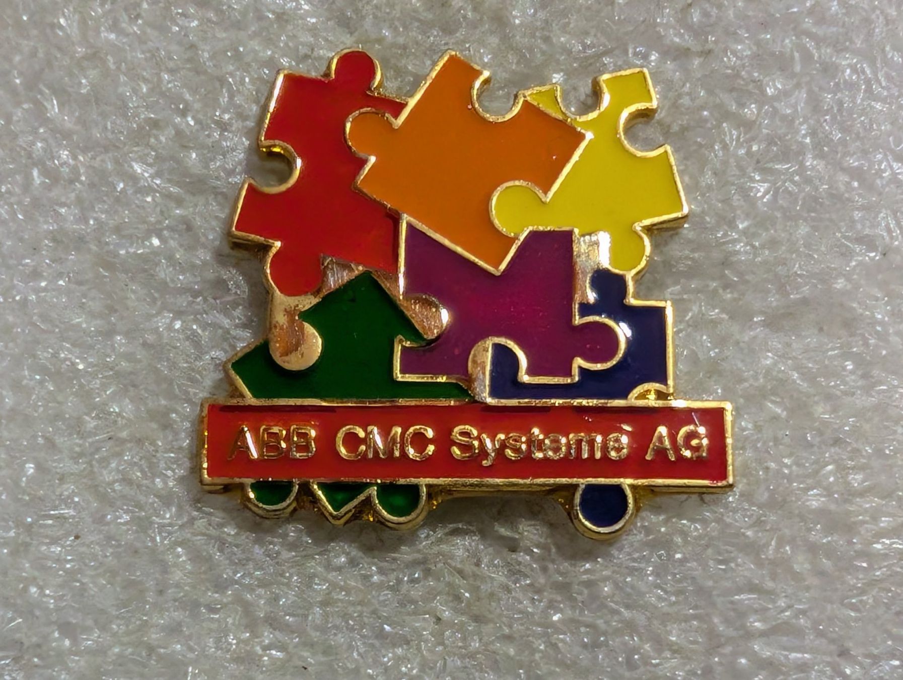 Placchette & Badge: Ansteckpin 159: ABB – Usato da Oppligen venduto da Pin-Fall-Shop