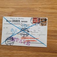 Carte Fabrique Meubles Arthur Graber Travers 1915 Remboursem