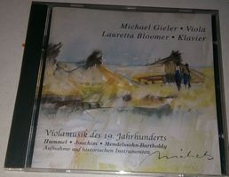 Violamusik des 19. Jahrhunderts (M.Gieler & L.Bloomer) ©1996