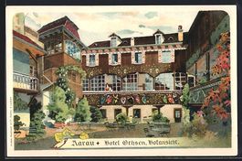 Aarau, Hotel Ochsen, Hofansicht