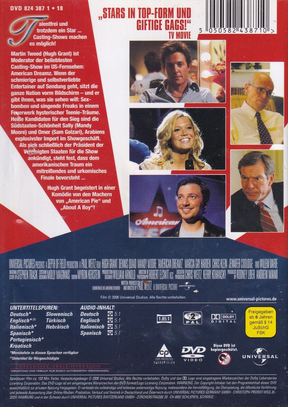 Tutti i DVDs: DVD ab Fr. 1.--, American Dreamz – Usato da Lausen venduto da Mondeo10628 1