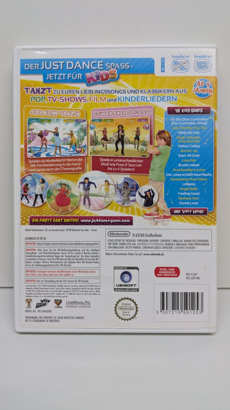 Spiele: Just Dance KIDS - Nintendo Wii – Gebraucht aus Menziken von mame18 2