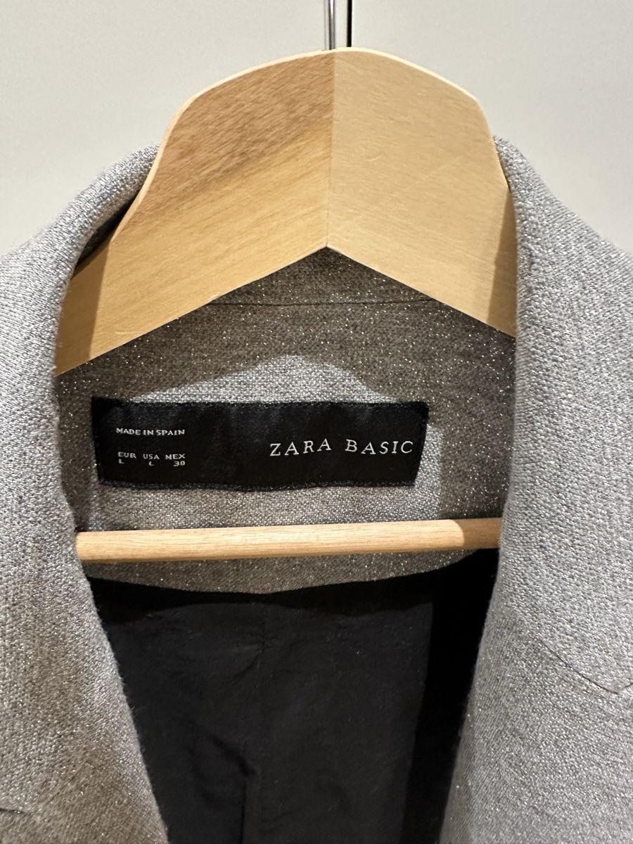 Giacche: ZARA Basic Blazer grau Gr. L – elegant & klassisch – Usato da Goldach venduto da Nekiii 1