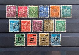 Briefmarken Deutsches Reich Sammlung Arbeiter 1921