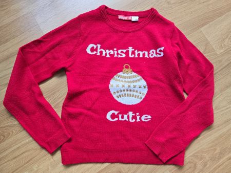 Weihnachtspullover Gr. 122 / 128