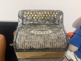 Hohner Akkordeon, Vintage Instrument, Top Klangqualität