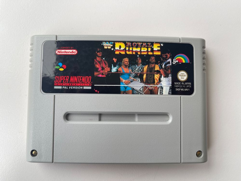 Super Nintendo - WWF Royal Rumble - SNES - guter Zustand! (Gebraucht ...
