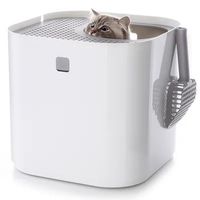 Modkat Katzentoilette Katzenklo weiss 40x40x38cm