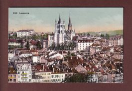 LAUSANNE - Vue partielle avec Cathédrale