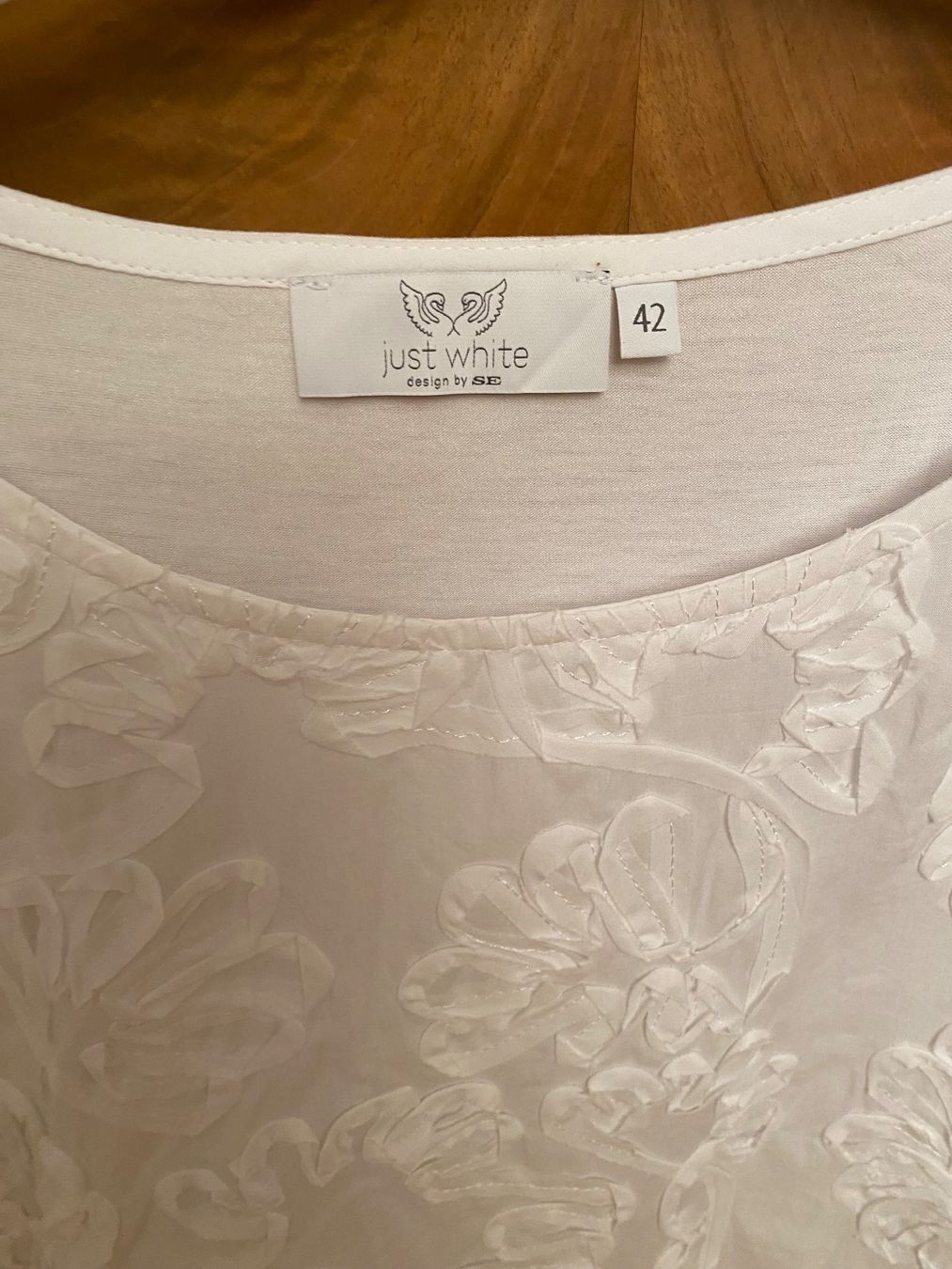 Blusen: Neue Sommer Bluse "Just White" Gr. 42, weiss – Neu (gemäss Beschreibung) aus Illnau von Sniwi67 2